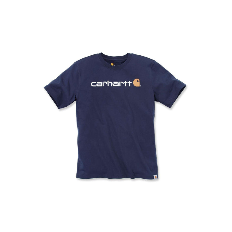 Load image into Gallery viewer, Carhartt Men&#39;s Logo Graphic T-shirt Navy 103361-412
