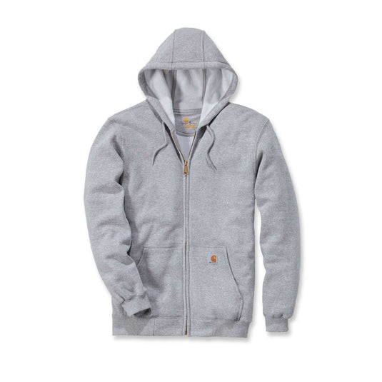 Carhartt Men's Loose Fit Full-Zip Hoodie Heather Gray K122-HGY