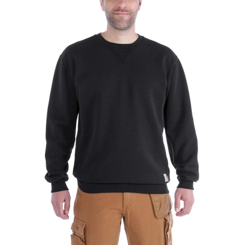 Load image into Gallery viewer, Carhartt Men&#39;s Loose Fit Midweight Crewneck Sweatshirt Black K124-BLK
