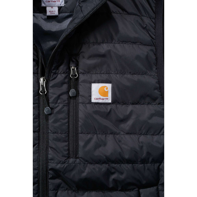 Load image into Gallery viewer, Carhartt Men&#39;s Rain Defender® Relaxed Fit Lightweight Insulated Vest Black 102286-001
