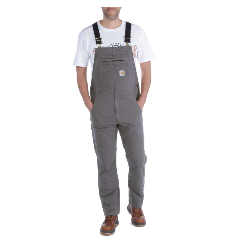 Load image into Gallery viewer, Carhartt Men&#39;s Rugged Flex Canvas Bib Overall Gravel 102987-039
