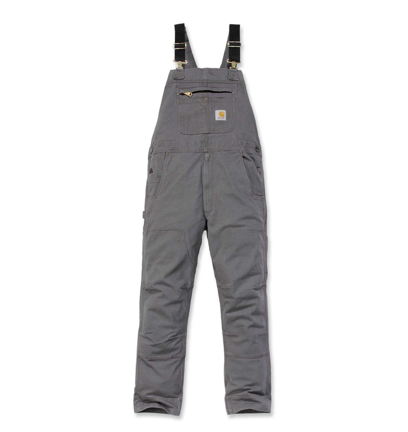 Load image into Gallery viewer, Carhartt Men&#39;s Rugged Flex Canvas Bib Overall Gravel 102987-039
