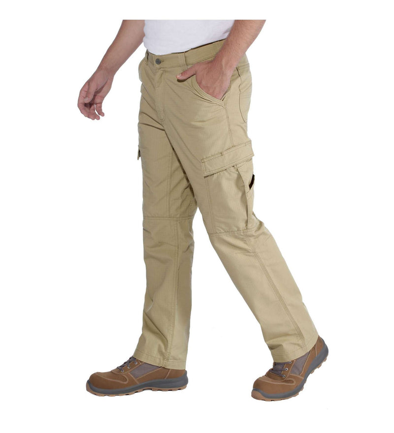 Load image into Gallery viewer, Carhartt Men&#39;s Force Relaxed Fit Ripstop Cargo Work Pants Dark Khaki 104200-DKH
