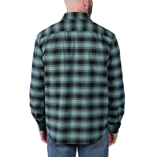 Carhartt Men's Rugged Flex Relaxed Fit Flannel Shirt Plaid 105945-GE0