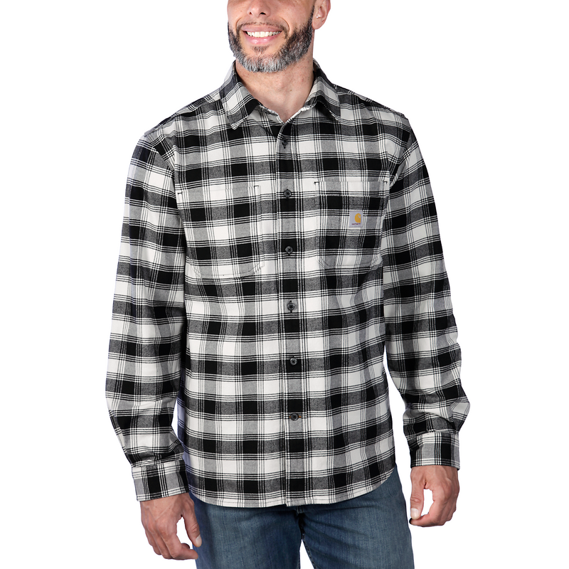 Load image into Gallery viewer, Carhartt Men&#39;s Rugged Flex Relaxed Fit Flannel Shirt Malt 105945-W03
