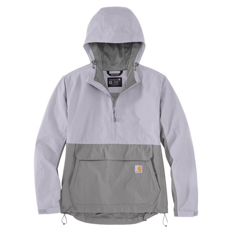 Load image into Gallery viewer, Carhartt Women&#39;s Rain Defender Packable Anorak Lilac Haze/Asphalt 105861-V70
