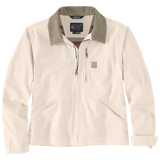 Carhartt Women's Rugged Flex Canvas Detroit Jacket Natural 106208-NAT