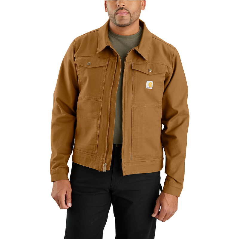 Load image into Gallery viewer, Carhartt Men&#39;s Rugged Flex Duck Jacket Carhartt Brown 105748-BRN
