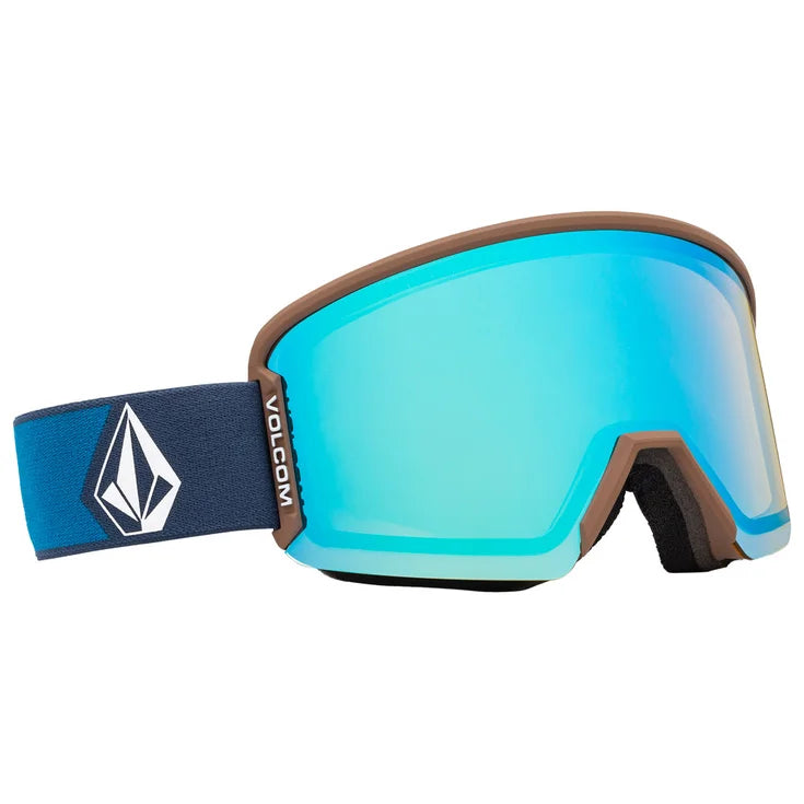 Load image into Gallery viewer, Volcom Unisex Garden 2 (+ Bonus Lens) Goggles Navy Cobalt/Ice Chrome VG1024120_ICCH
