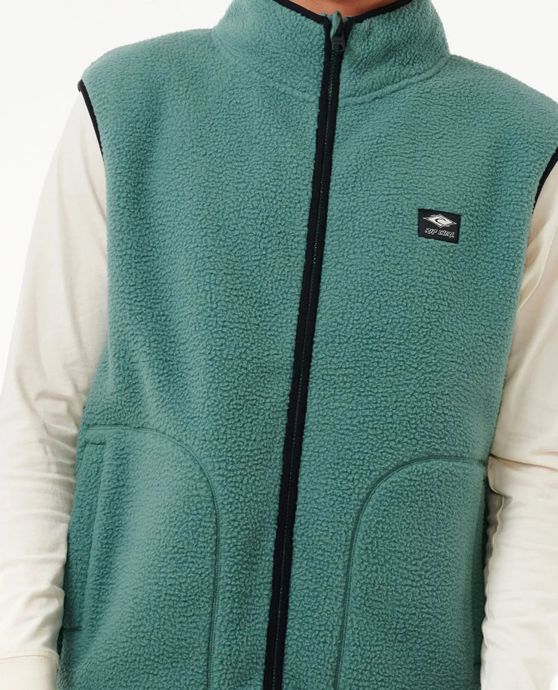 Load image into Gallery viewer, Rip Curl Men&#39;s Quest Polar Vest Blue Stone 06TMFL-8112
