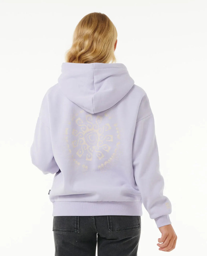 Load image into Gallery viewer, Rip Curl Women&#39;s Quest Heritage Hoodie Dusty Lilac 06VWFL-2152
