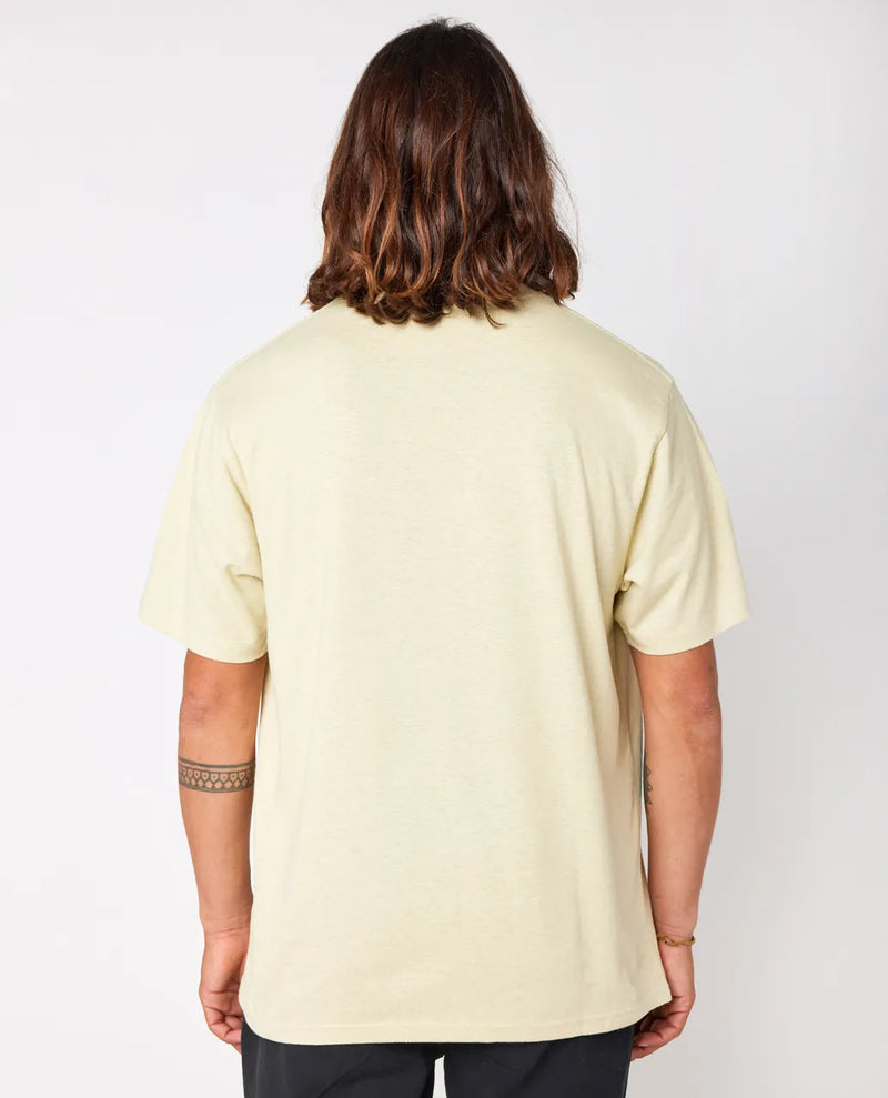 Load image into Gallery viewer, Rip Curl Men&#39;s Shaper Emb T-Shirt Vintage Yellow 0FJMTE-8872
