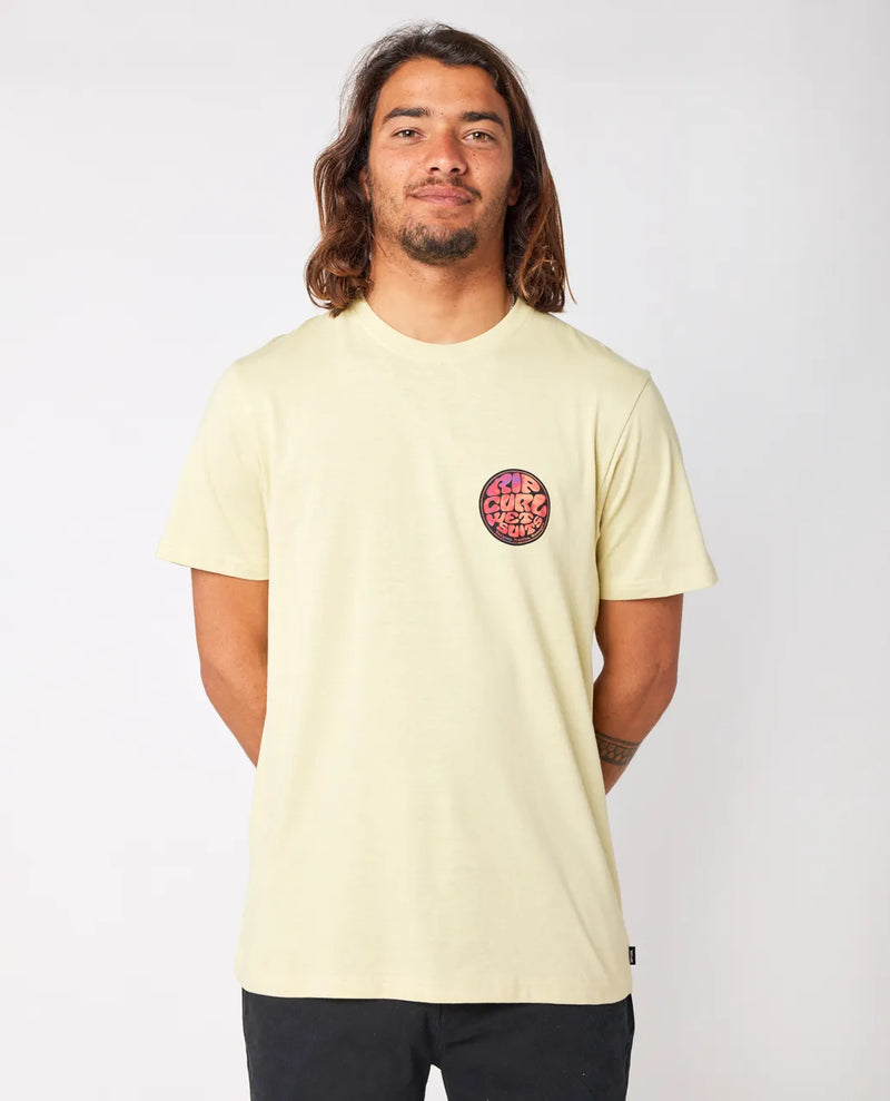 Load image into Gallery viewer, Rip Curl Men&#39;s Passage T-Shirt Vintage Yellow 0FNMTE-8872
