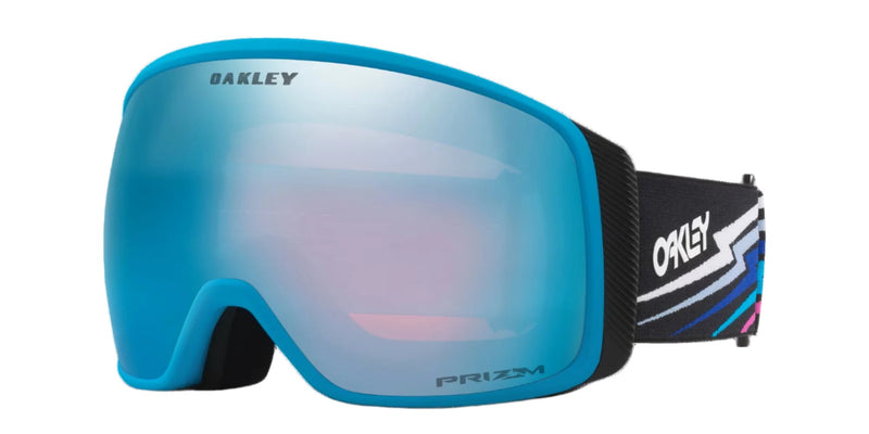 Load image into Gallery viewer, Oakley Unisex Flight Tracker L Goggles Prizm Snow Sapphire Iridium/Black Bolt  OO7104-78
