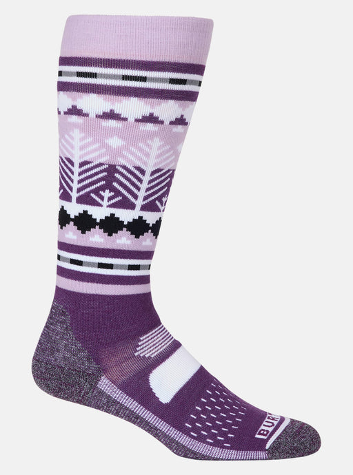 Burton Women's Performance Midweight Socks Snowy Pines 10060112100