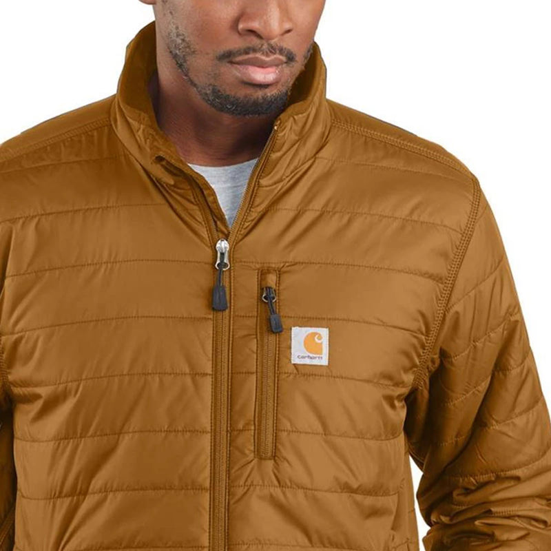 Load image into Gallery viewer, Carhartt Men&#39;s Rain Defender® Relaxed Fit Lightweight Insulated Jacket Brown 102208-BRN
