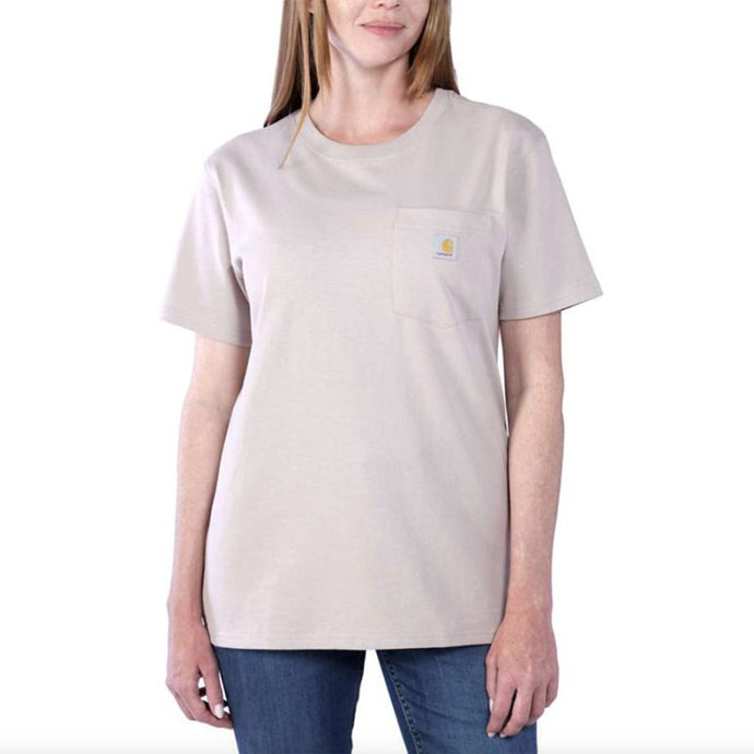 Carhartt Women's Loose Fit Heavyweight Pocket T-Shirt Mink 103067-V61