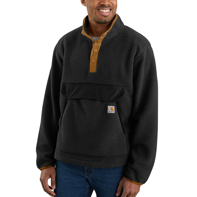 Carhartt Men's Relaxed Fit Fleece Pullover Black 104991-BLK