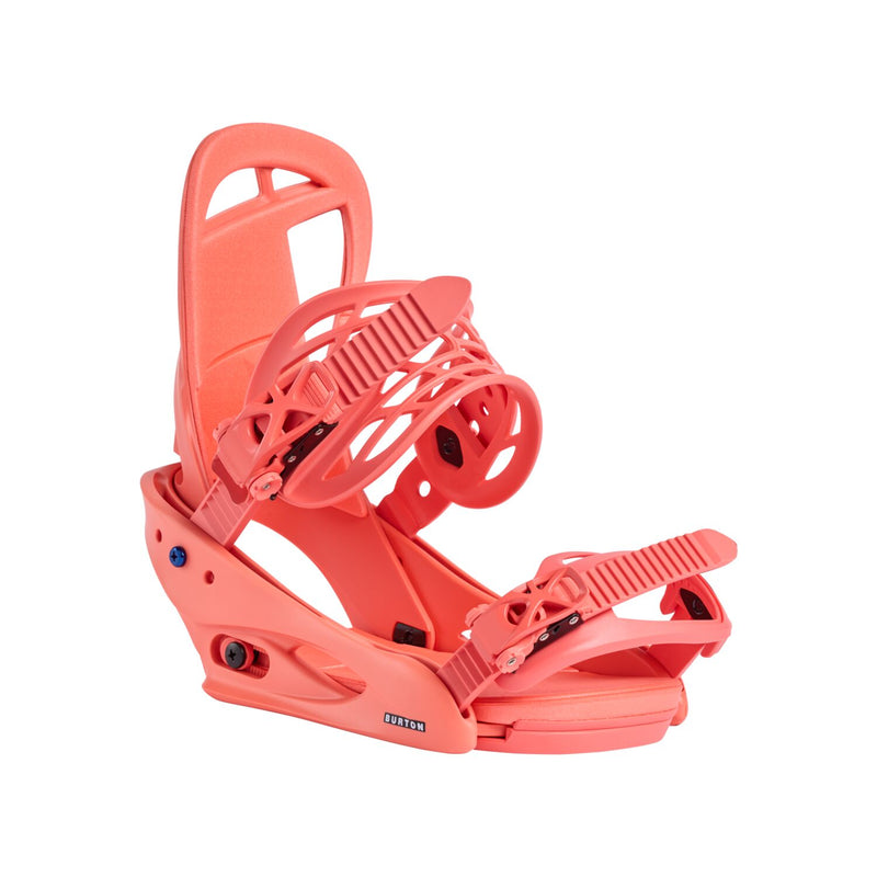 Load image into Gallery viewer, Burton Women&#39;s Citizen Re:Flex Snowboard Bindings Peach Echo 10540109650
