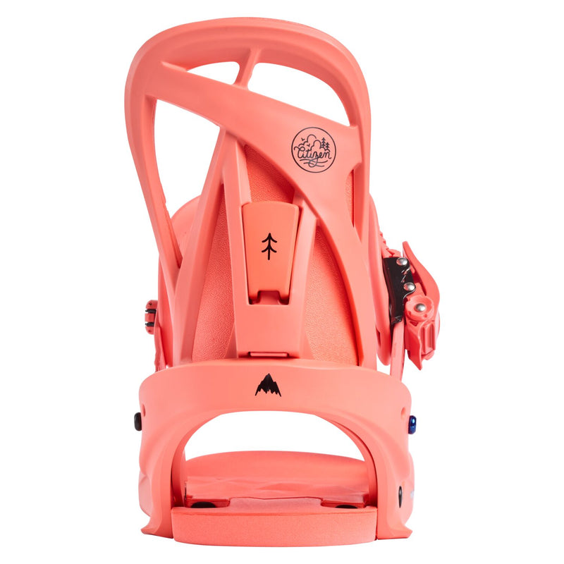 Load image into Gallery viewer, Burton Women&#39;s Citizen Re:Flex Snowboard Bindings Peach Echo 10540109650
