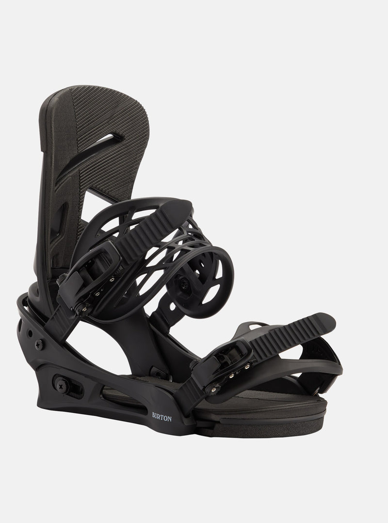 Load image into Gallery viewer, Burton Men&#39;s Mission Re:Flex Snowboard Bindings Black 10546107001
