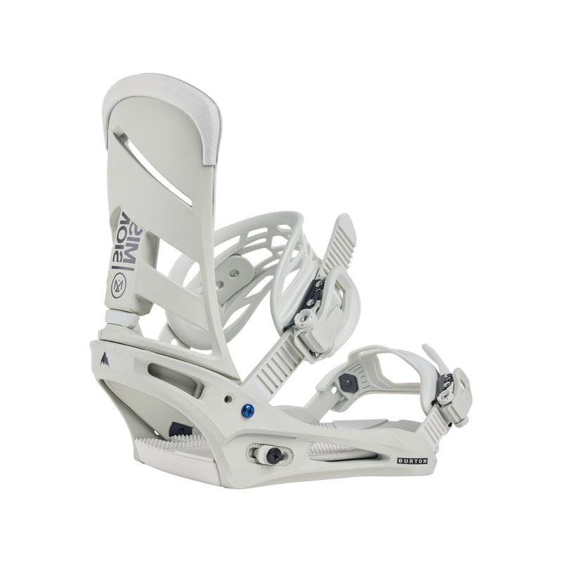 Load image into Gallery viewer, Burton Men&#39;s Mission Re:Flex Snowboard Bindings Gray Cloud 10546111021
