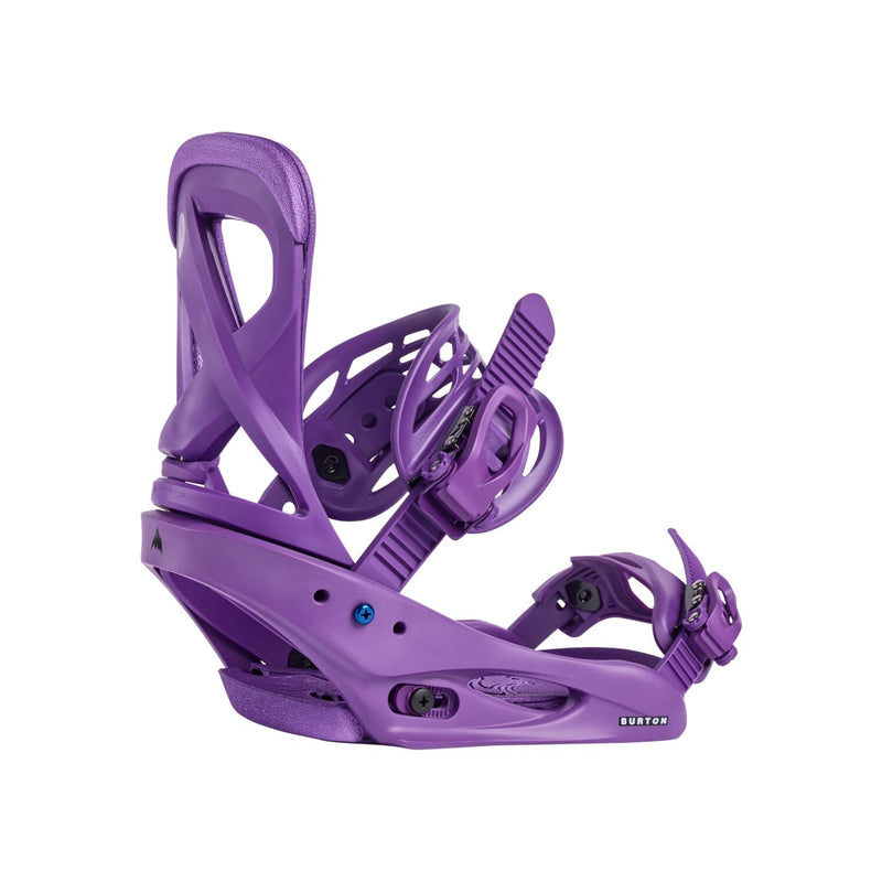 Load image into Gallery viewer, Burton Women&#39;s Scribe Re:Flex Snowboard Bindings Imperial Purple 10552111501
