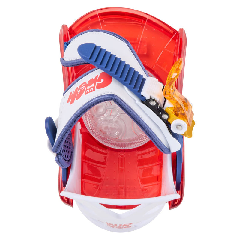 Load image into Gallery viewer, Burton Kids&#39; Grom Disc Snowboard Bindings Red/Multi 10577103600
