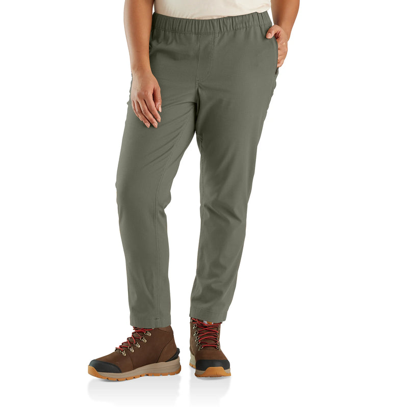 Load image into Gallery viewer, Carhartt Women&#39;s Force Ripstop Work Pant Dusty Olive 106194-DOV
