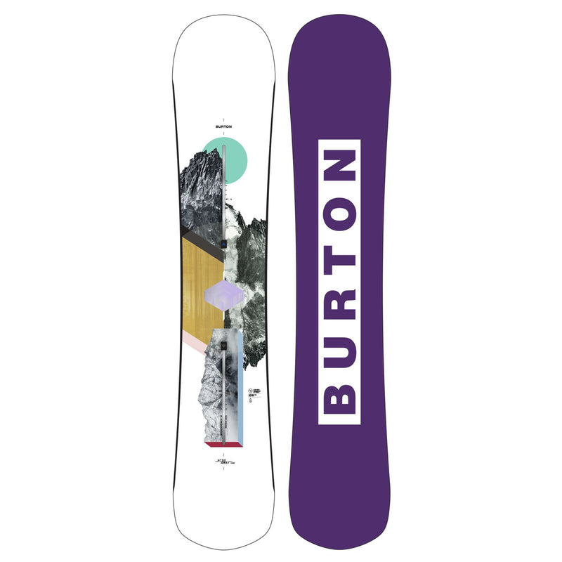 Load image into Gallery viewer, Burton Women&#39;s Hideaway Flat Top 144 Snowboard 10696109000144
