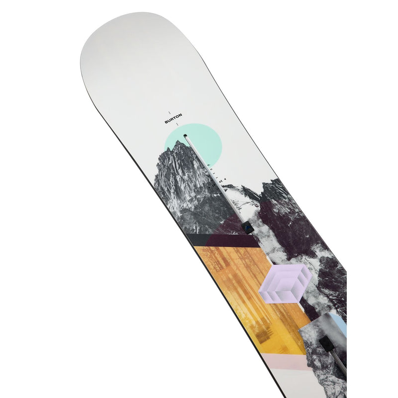 Load image into Gallery viewer, Burton Women&#39;s Hideaway Flat Top 144 Snowboard 10696109000144
