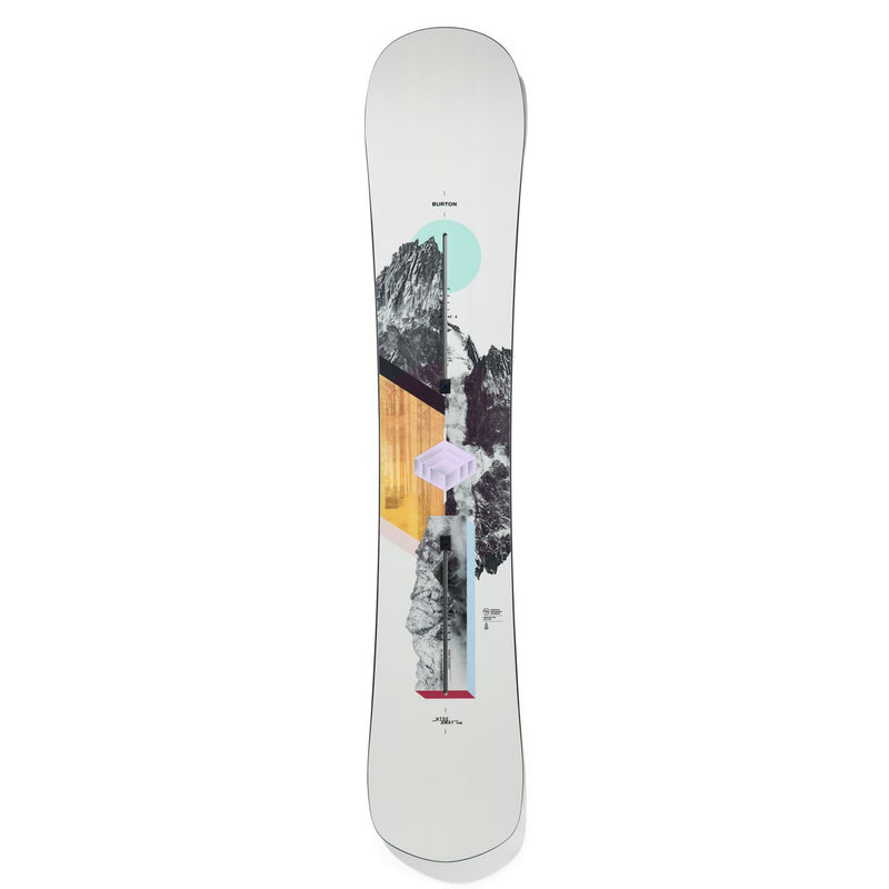 Load image into Gallery viewer, Burton Women&#39;s Hideaway Flat Top 144 Snowboard 10696109000144
