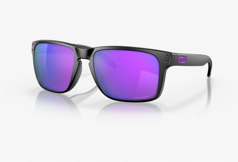 Load image into Gallery viewer, Oakley Unisex Holbrook Sunglasses Prizm Violet/Matte Black OO9102-K655
