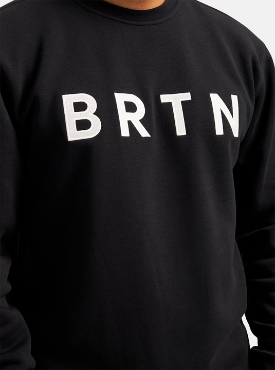 Burton Unisex BRTN Crewneck Sweatshirt True Black 13717109001