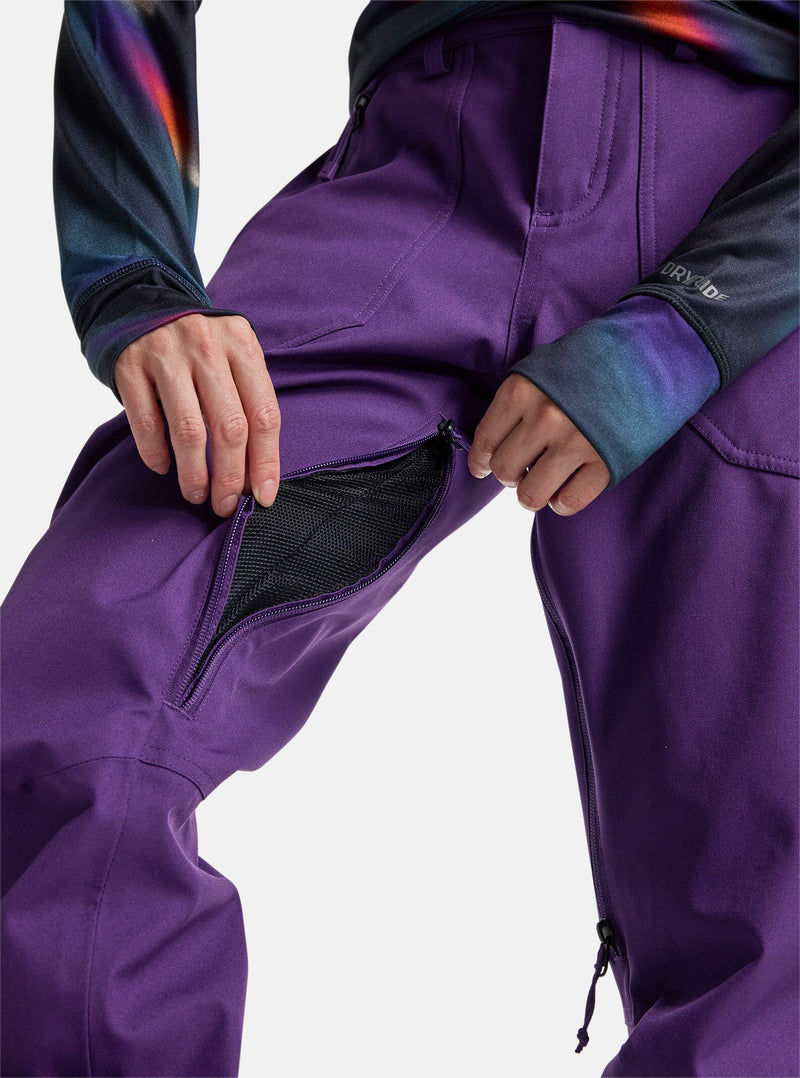 Load image into Gallery viewer, Burton Women&#39;s Vida 2L Stretch Pants Imperial Purple 15006109504
