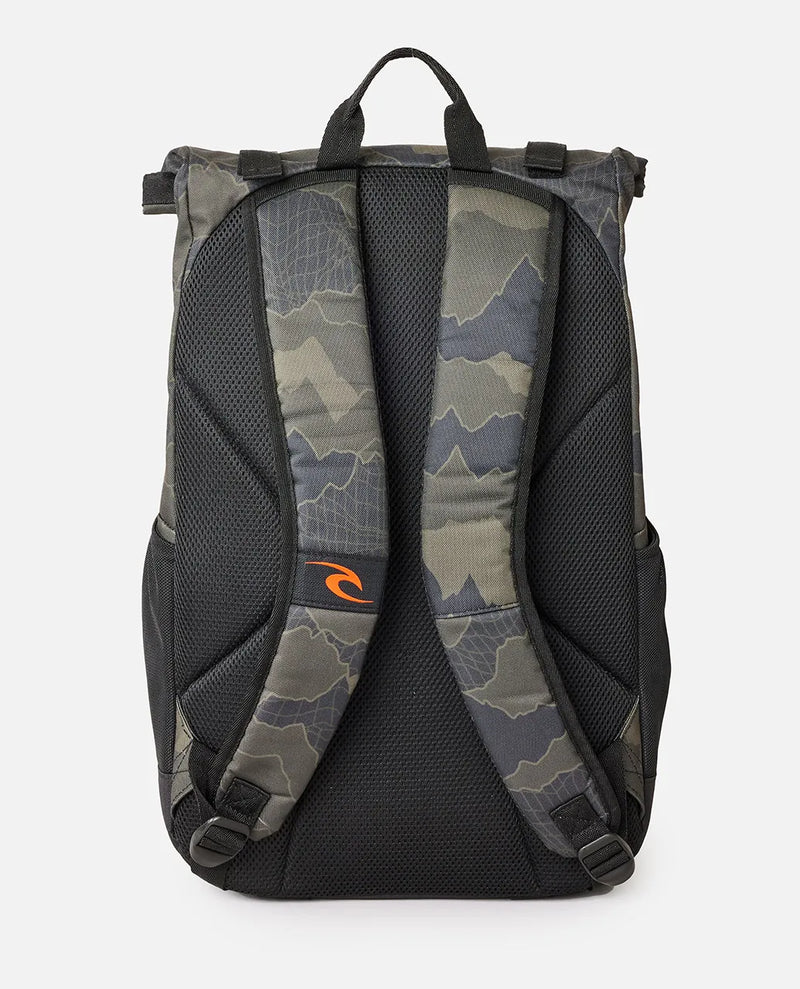 Load image into Gallery viewer, Rip Curl Men&#39;s Dawn Patrol 30L Search Backpack Black/Olive 159MBA-6696
