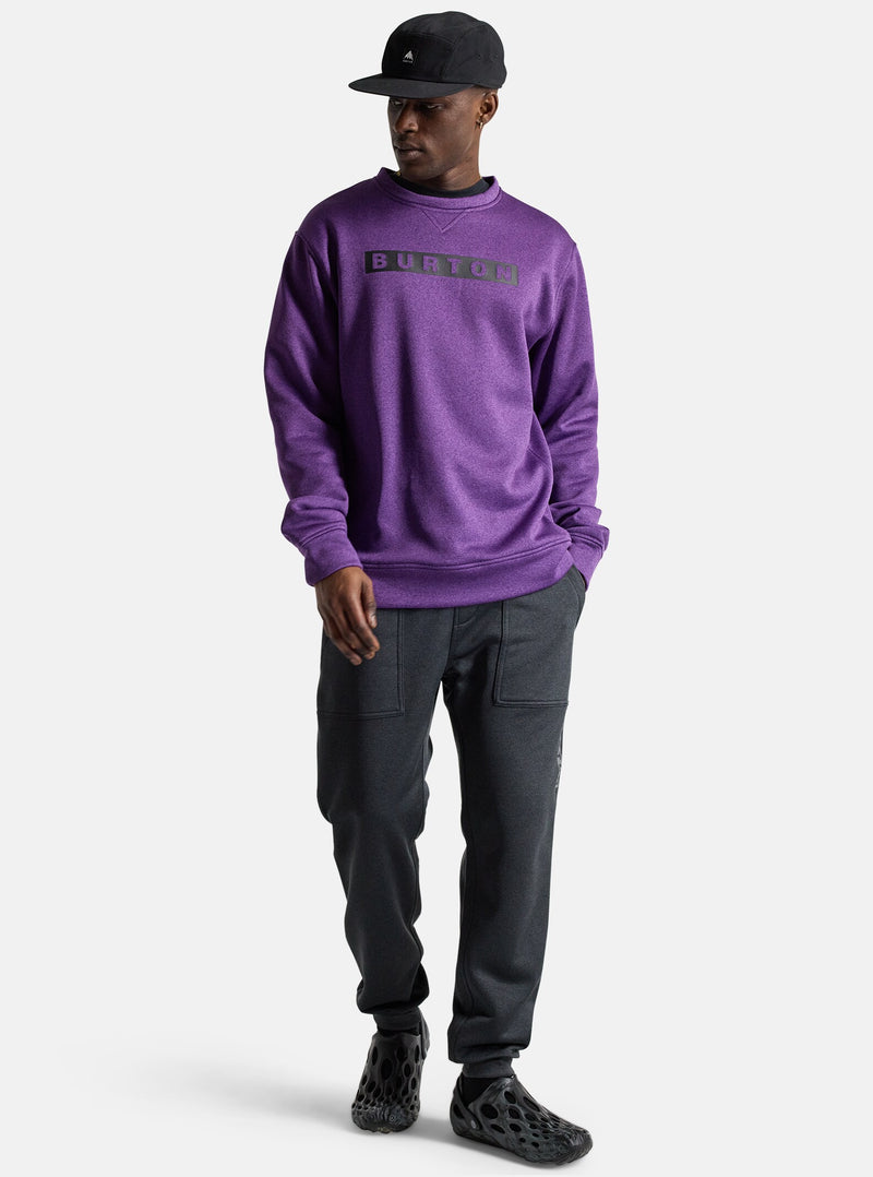 Load image into Gallery viewer, Burton Men&#39;s Burton Oak Crewneck Fleece Imperial Purple 17353116503
