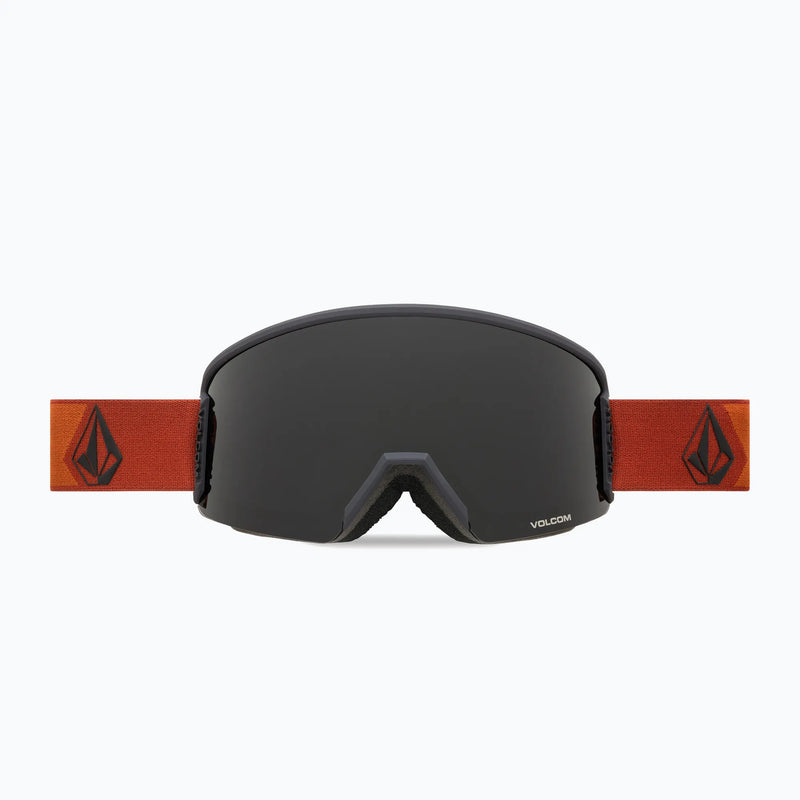 Load image into Gallery viewer, Volcom Unisex Garden 2 (+Bonus Lens) Goggles Redwood Caramel/Dark Grey VG1024122_DKGY
