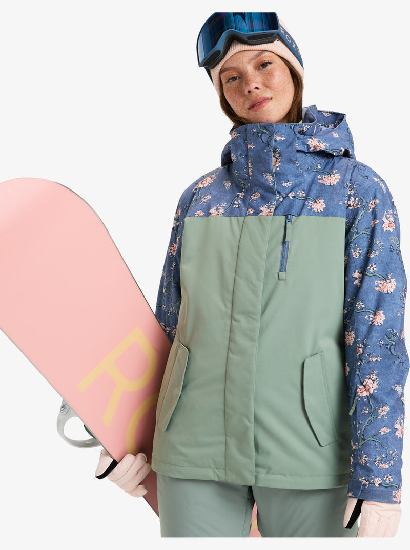 Load image into Gallery viewer, Roxy Women&#39;s Roxy Jetty Block Snow Jacket Wild Wind Chloe Blossom ERJTJ03482_BQY7
