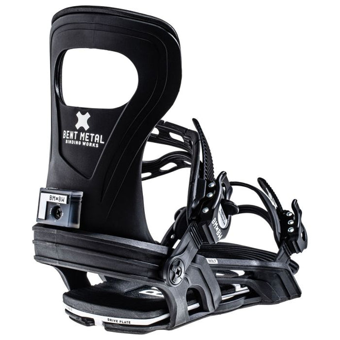 Bent Metal Men's Bolt Snowboard Bindings Black 23BN002