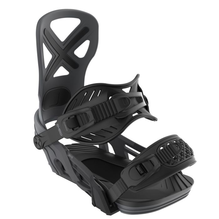 Load image into Gallery viewer, Bent Metal Men&#39;s Anvil Snowboard Bindings Black/Grey 24BN004
