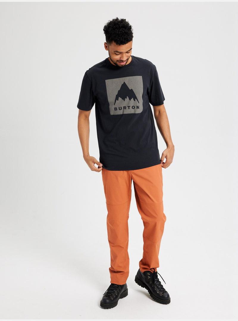 Load image into Gallery viewer, Burton Unisex Classic Mountain High Short Sleeve T-Shirt True Black 20377106001
