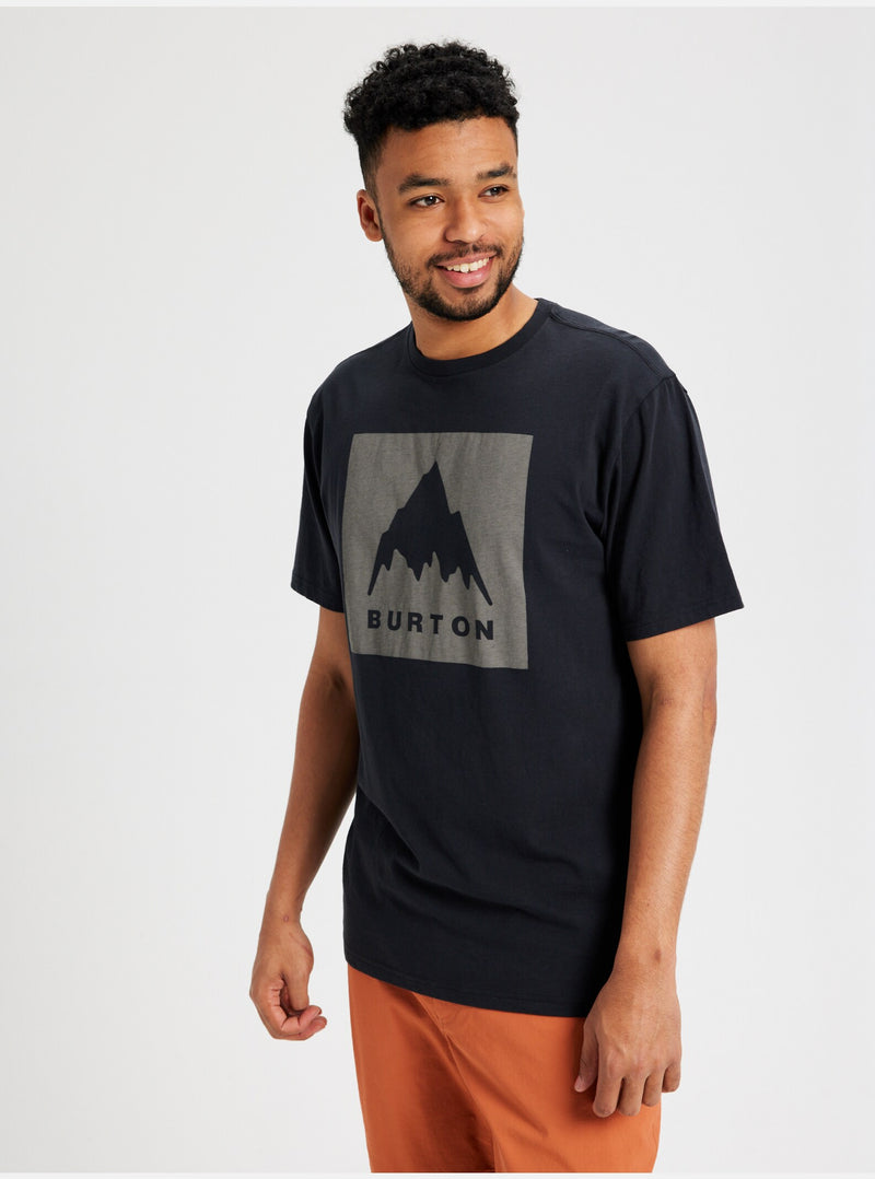 Load image into Gallery viewer, Burton Unisex Classic Mountain High Short Sleeve T-Shirt True Black 20377106001
