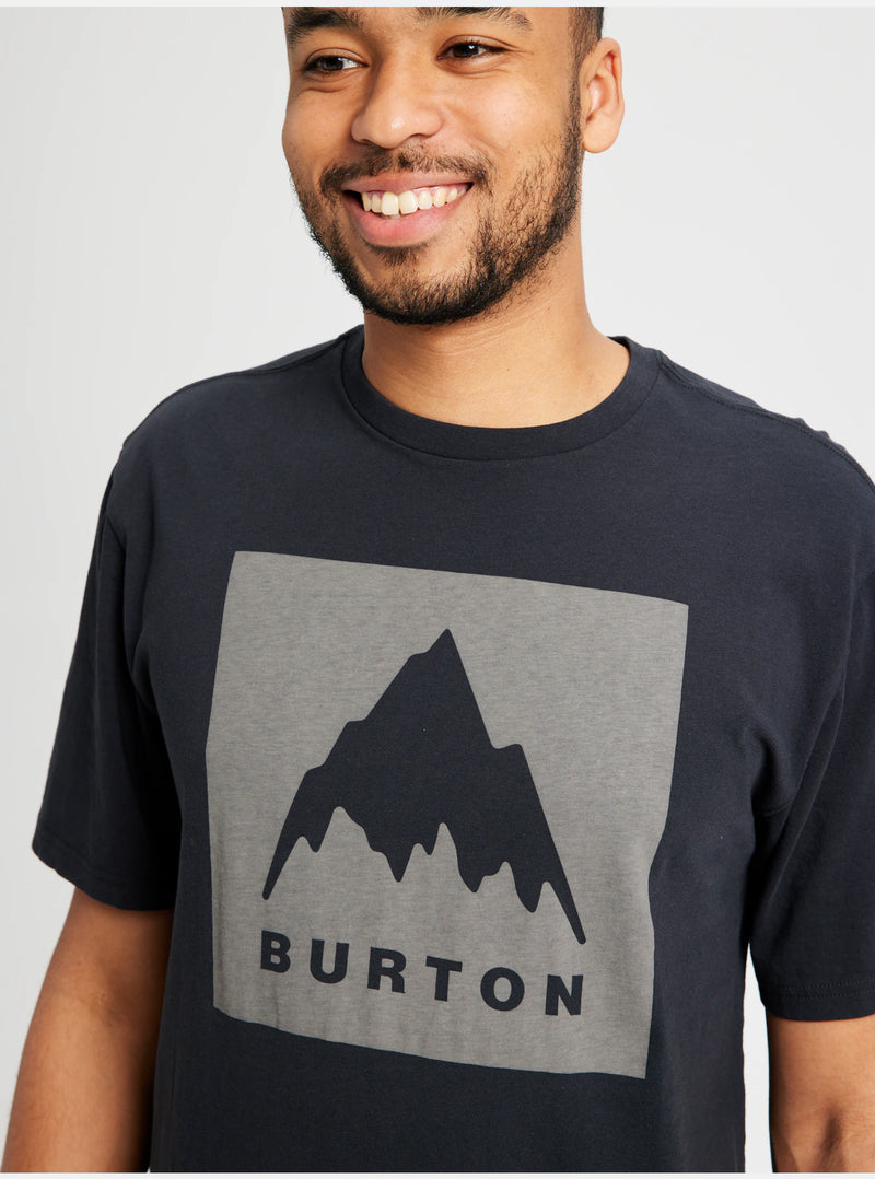 Load image into Gallery viewer, Burton Unisex Classic Mountain High Short Sleeve T-Shirt True Black 20377106001
