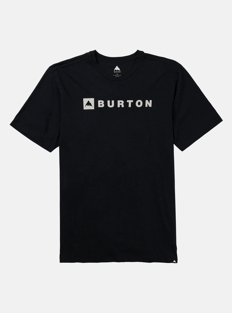 Load image into Gallery viewer, Burton Unisex Horizontal Mountain Short Sleeve T-Shirt True Black 20383104001
