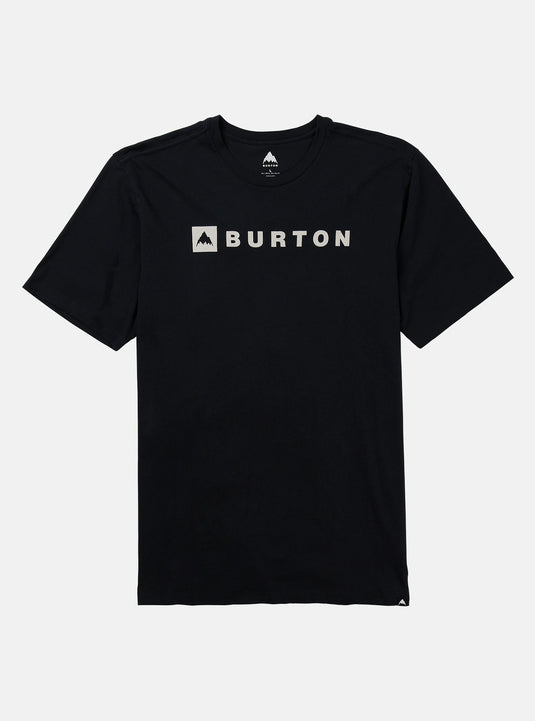 Burton Unisex Horizontal Mountain Short Sleeve T-Shirt True Black 20383104001