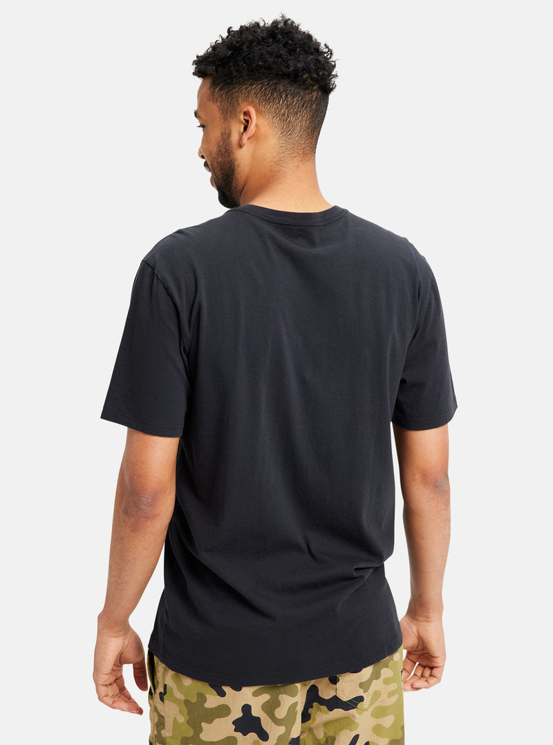 Load image into Gallery viewer, Burton Unisex Horizontal Mountain Short Sleeve T-Shirt True Black 20383104001
