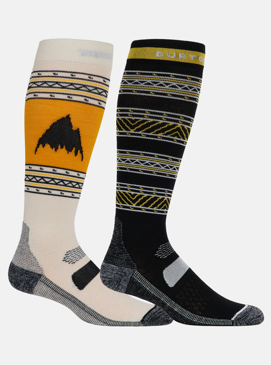 Burton Men's Performance Lightweight Socks (2 Pack) Goldenrod 20491106700