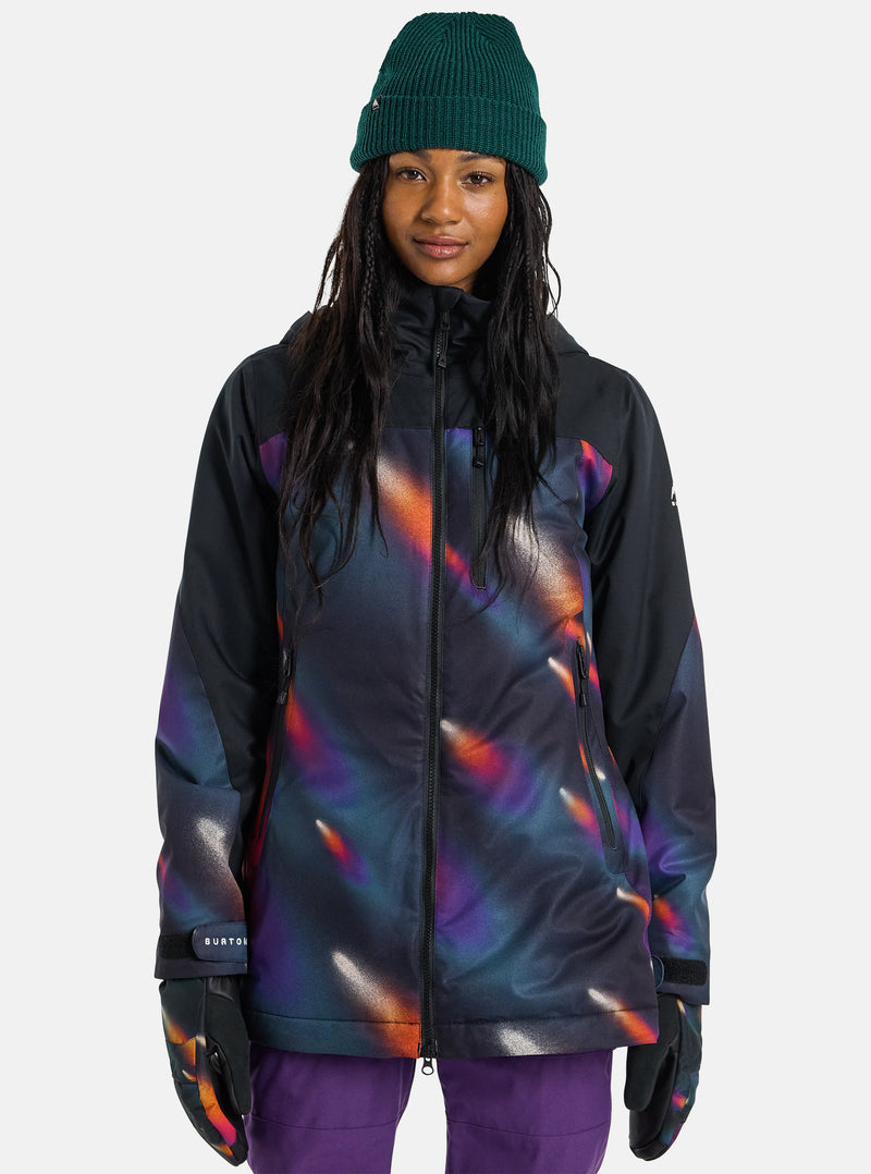 Load image into Gallery viewer, Burton Women&#39;s Lelah 2L Jacket True Black/Comets 20541106006
