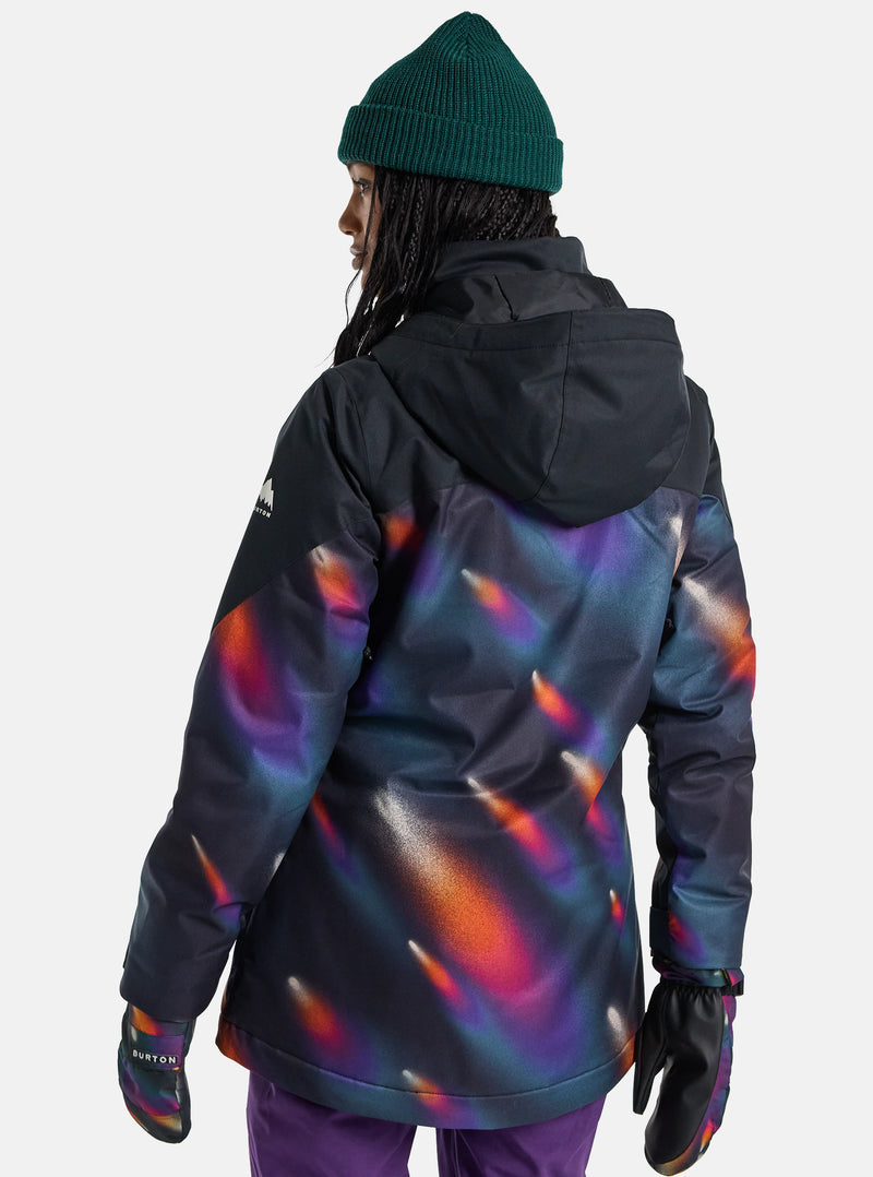 Load image into Gallery viewer, Burton Women&#39;s Lelah 2L Jacket True Black/Comets 20541106006
